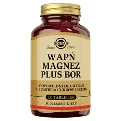 SOLGAR Wapń Magnez + Bor 100 tabletek *