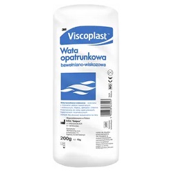 Wata baweł.wiskoz. opatr.200g VISCOPLAST *