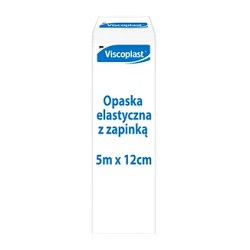 Opaska elastyczna 5m x 12 cm ( 3 M VISCOPLASTR) *