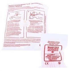 Maseczka do sztucznego oddychania 1 szt. *