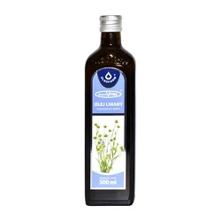 Olej lniany tłoczony na zimno 500 ml LinumVital *