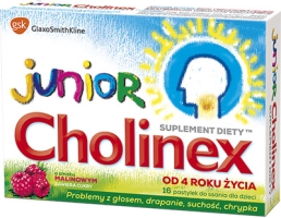 Cholinex Junior pastylki do ssania 16 pastyl. *