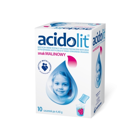 Acidolit smak malinowy 4,4 g x 10 sasz. *