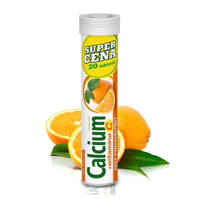 Calcium 300 +Vit.C sm/pomar. tabl.mus. 0,3 20tabl. *