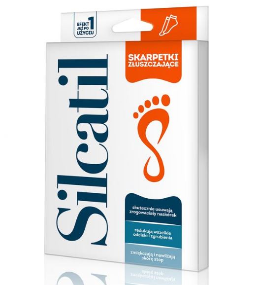 Silcatil skarpetki złuszczające 1 para