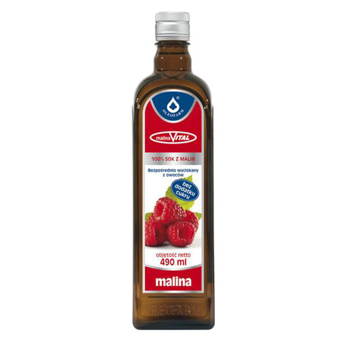 Malina 100% Sok z malin malinaVital