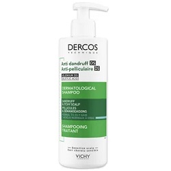 VICHY DERCOS Anti Dandruff DS, szampon przeciwłupieżowy, włosy norm. i przetłusz. się,390ml*