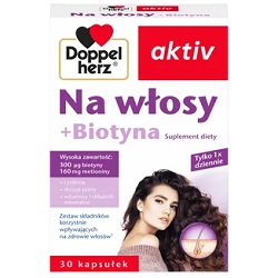 Doppelherz aktiv Na włosy + Biotyna 30 kaps. *