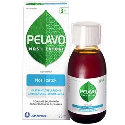 Pelavo Nos i Zatoki zatkany nos i niedrożne zatoki 120ml