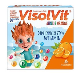 Visolvit Junior Orange granulat musujący 30 saszetek *