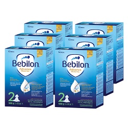 Zestaw Bebilon 2 Advance Pronutra mleko następne po 6. m.1000 g x 6 pack*+Chusteczk Lamami GRATIS