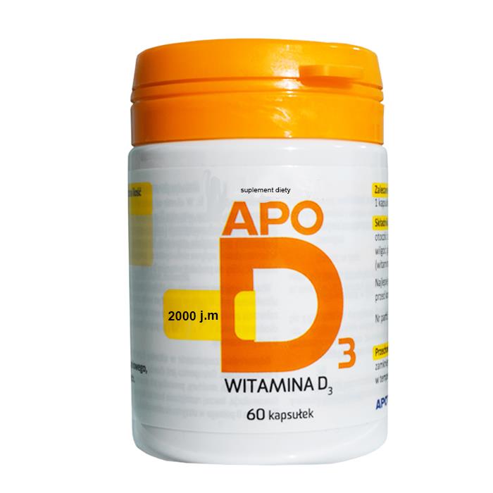 ApoD3 Forte 2000 j.m. 60 kaps. *
