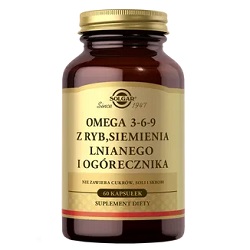 SOLGAR Omega 3-6-9 60 kapsułek *