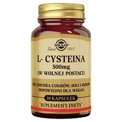SOLGAR L-cysteina 500 mg kaps. 30 kaps *