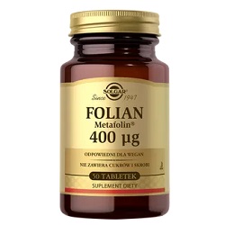 SOLGAR Folian 400µg 50 tabletek *