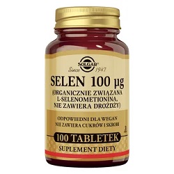 SOLGAR Selen 0,1 mg 100 tabletek *