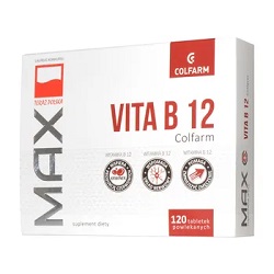 Vitaminum B 12 Colfarm tabl. 120tabl.(4x30) *