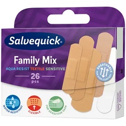 Plastry Salvequick Family Mix 26 szt. *