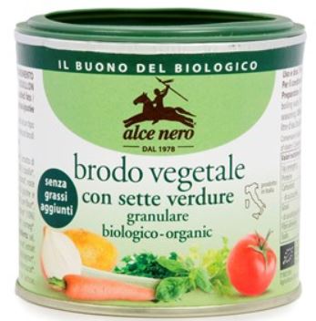 Bulion w proszku warzywny BIO 120g ALCE NERO *