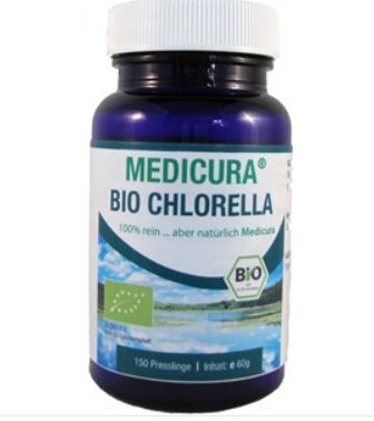 Chlorella w pastylkach BIO 60g (150szt.) MEDICURA *