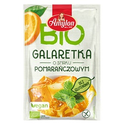 Galaretka o smaku pomarańczowym bezglutenowa Bio 40g -AMYLON*