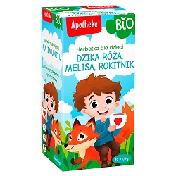 Herbatka dla dzieci na odporność dzika róża i rokitnik (20x2g) -APOTHEKE*