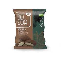 Migdały w surowej czekoladzie BIO 70g -COCOA*
