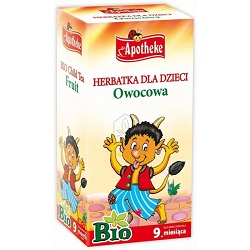 Herbatka dla dzieci- owocowa BIO (20x 2 g)  -APOTHEKE*