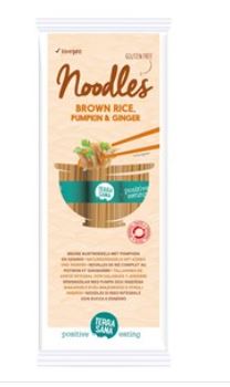 Makaron (ryżowy razowy z dynią i imbirem) bezglutenowy BIO 250g TERRASANA