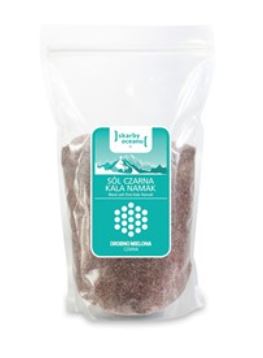 Sól czarna kala namak drobno mielona 1kg SKARBY OCEANU *