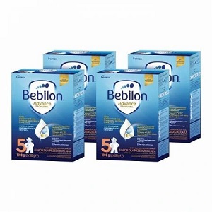 Zestaw Bebilon 5 Advance Pronutra 1000 g x 4 pack * +Chusteczk Lamami GRATIS