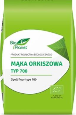Mąka orkiszowa TYP 700 BIO 1kg BIO PLANET*