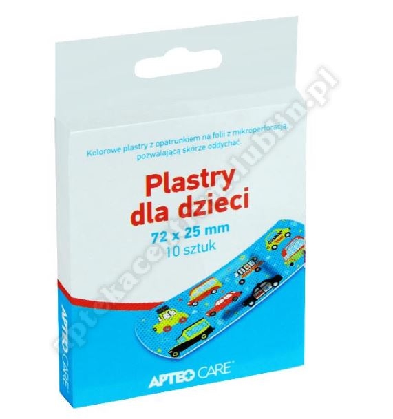 Plastry d/dzieci APTEO CARE (samochodziki)
