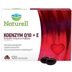 NATURELL Koenzym Q-10+E kaps. 0,03g 120kap *
