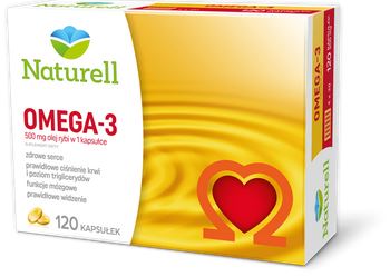 NATURELL Omega-3 kaps. 0,5 g 120 kaps.