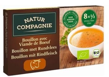 Bulion kostki wołowe BIO 96 g NATUR COMPAGNIE *