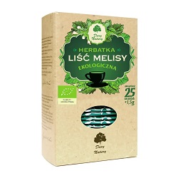 Herbatka liść melisy BIO 25x 1,5g -Dary Natury*