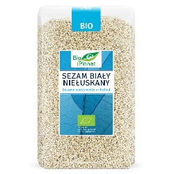 Sezam biały łuskany BIO 1kg BIO PLANET *
