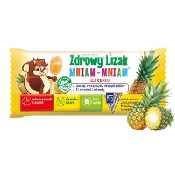 Zdrowy Lizak MNIAM-MNIAM ananas 1 sztuka*
