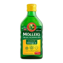 Mollers Gold Tran Norweski płyn 250 ml *