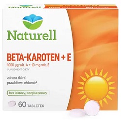 NATURELL Beta-karoten + E tabl. 60 tabl. *