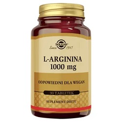 Solgar L-Arginina 1000 mg, 90 tabletek *