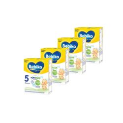 Zestaw Bebiko Junior 5  600 g x 4 odżywcza formuła na bazie mleka *+Chusteczk Lamami GRATIS