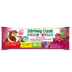 Zdrowy lizak MNIAM-MNIAM Wiśnia 1 sztuka *