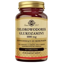 SOLGAR Chlorowodorek Glukozaminy 1000 mg 60 tabl *data ważnosci 30.10.2026-dostepne 2 op