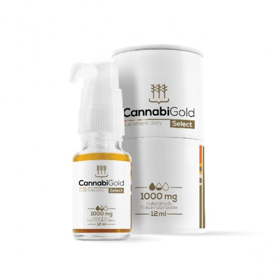 CannabiGold Select  10 % 1000 mg olej 12 ml *