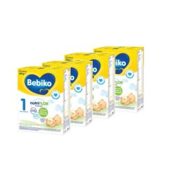 Zestaw Bebiko 1  mleko początkowe od urodzenia w czteropaku - 4 x 600 g *