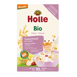 Holle Kaszka Junior muslo z owocami 250g*