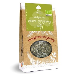 Pieprz biały cytrynowy BIO 50 g -Dary Natury*