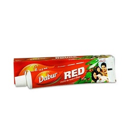 Dabur Pasta do zebów Red bez fluoru 200g+szczoteczka *